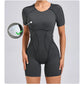 Short Jumpsuit Gym Clothes For Women Sportswear Fitness Overalls Backless Scrunch Booty Yoga Suit Sports Set Outfit ShedPoundsPortal