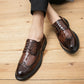 Men Pointed Wedding Formal Oxford Shoes Crocodile pattern Black brown Casual Platform Homecoming Dress Footwear 38-46