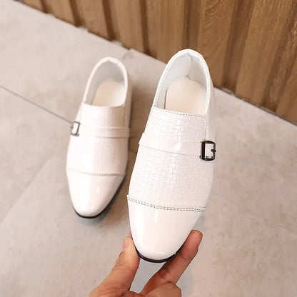 Children Shoes Fashion Leather Kids Students Soft Bottom Performance S