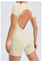 Short Jumpsuit Gym Clothes For Women Sportswear Fitness Overalls Backless Scrunch Booty Yoga Suit Sports Set Outfit ShedPoundsPortal