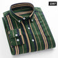 Casual Long-sleeve Shirts for Men Slim Fit Plain Shirt 100%cotton Plaid Striped Tops Soft Designer Fashion Korean Trends Clothes ShedPoundsPortal