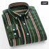 Casual Long-sleeve Shirts for Men Slim Fit Plain Shirt 100%cotton Plaid Striped Tops Soft Designer Fashion Korean Trends Clothes ShedPoundsPortal