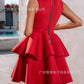 Women Spring Summer Dress Skirt V Neck Sleeveless Flounced Edge Lace Sexy Casual Sheath Fashion Comfortable Regular Standard Fit