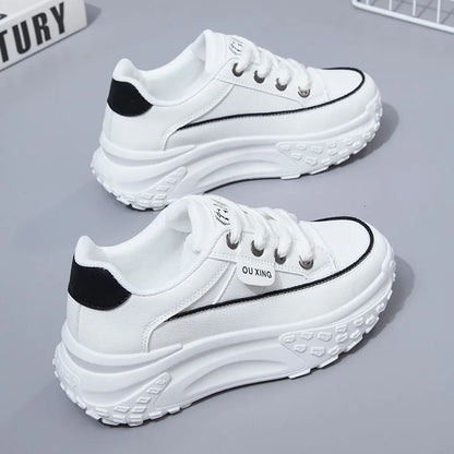 Retro Women Shoes Spring Platform Shoes Casual Sneakers Versatile Fashion Designer Shoes High Quality Women Sneakers