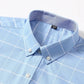 Cotton Fabric Breathable Men Oxford Short Sleeve Summer Plaid Striped Male Shirt Business Regular Fit Oversized Clothes ShedPoundsPortal