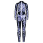 Robot Punk Jumpsuit Catsuit Sexy Female Women Cosplay Costume Skeleton Cyberpunk Steampunk Zentai Suit Halloween Bodysuit ShedPoundsPortal
