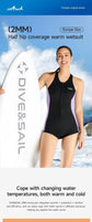 2MM Neoprene Sleeveless Wetsuit Women Swimming Wetsuit with Front Zip One-piece Bathing Surfing Diving Suit for Swim Water Sport ShedPoundsPortal