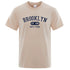 Brooklyn Est.1998 New York Letter T Shirts Man Casual Crewneck Streetwear Breathable Fashion Summer Tops Cotton Loose T-Shirts ShedPoundsPortal