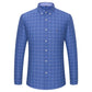 Casual Pure Cotton Oxford Mens Shirts Long Sleeve Plain Soild Regular Fit Fashion Button Man Dress Shirts