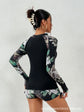Female Swimsuit With Long Sleeves Swimwear Sports Surfing Tankini Set Beachwear Two-Piece Bathing Suits Pool Women Swimming Suit ShedPoundsPortal