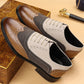 Luxury Men Dress Shoes Retro Brogue Shoes for Men Comfortable Business Casual Footwear High Quality Men Party Wedding Shoes 2025