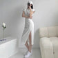 White Dresses for Women 2024 Woman Dress Clothes Midi X New in Chic and Elegant Pretty Cheap Casual Y2k Outfits Harajuku Cotton ShedPoundsPortal
