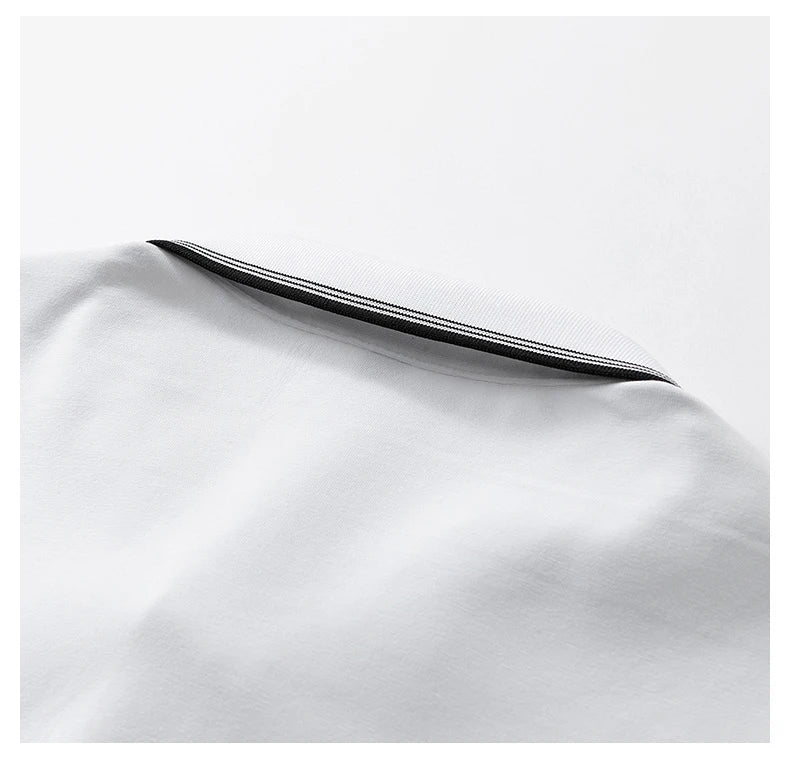 Oversized Men 7XL Polo Shirt 8XL 2025 Summer 95% Cotton Breathable Short Sleeve Collar Business Shirt Golf Man Top Clothes ShedPoundsPortal