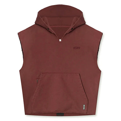 Mens Brand Gyms Clothing Bodybuilding Hooded Tank Top Cotton Sleeveless Vest Sweatshirt Fitness Workout Sportswear Tops Male ShedPoundsPortal