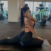 Sporty Jumpsuit Woman Short Lycra Fitness Overalls with Padding Workout Clothes for Women Gym Sets Womens Outfits Sportswear New ShedPoundsPortal