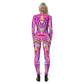 Popular Halloween Jumpsuit Sexy Print Cos Futuristic Clothing Tight Jumpsuit Wholesale Women Clothes Rompers Womens Combinaison ShedPoundsPortal