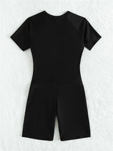 Short Sleeve Surfing Swimsuit 2024 Slim Bodysuit zipper Swimwear Women One Pieces Rash Guard Diving Clothe Bathing Swimming Suit ShedPoundsPortal