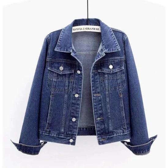 2025 Spring Autumn New Vintage Denim Jacket Women&