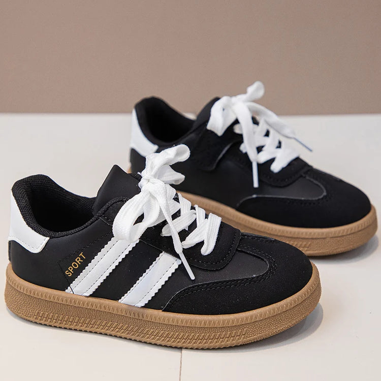 Children Tennis Shoes 2025 New Simple Kids Sneakers for Girls Patchwor