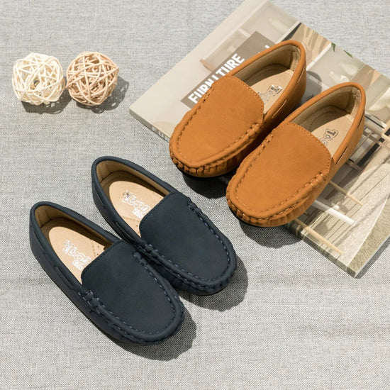 Spring Summer Kids Shoes Boy Girl Casual Shoes Breathable Brown Rubber
