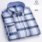 Fashion over size 7XL long-sleeve shirts for men 100%cotton Oxford slim fit plain shirt soft casual elegants designer clothes ShedPoundsPortal