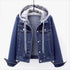 2025 Spring Autumn New Vintage Denim Jacket Women&
