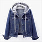 2025 Spring Autumn New Vintage Denim Jacket Women&