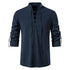 Shirt Cotton Linen Flax Tops Lace Up Long Sleeves Blouse Mens V Neck Medieval Costume Embroidery Tunic Casual Shirt ShedPoundsPortal