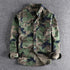 Male Single Breasted Shirts Turn Down Collar Long Sleeve Cardigan Men Shirt Loose Button Safari Style Slight Strech Print ShedPoundsPortal