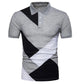 KB Men Polo Men Shirt Short Sleeve Polo Shirt Contrast Color Polo New Clothing Summer Streetwear Casual Fashion Men tops ShedPoundsPortal