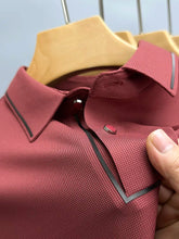 High end luxury brand fashion hot diamond short sleeve Advanced printed POLO shirt summer new Korean version men&