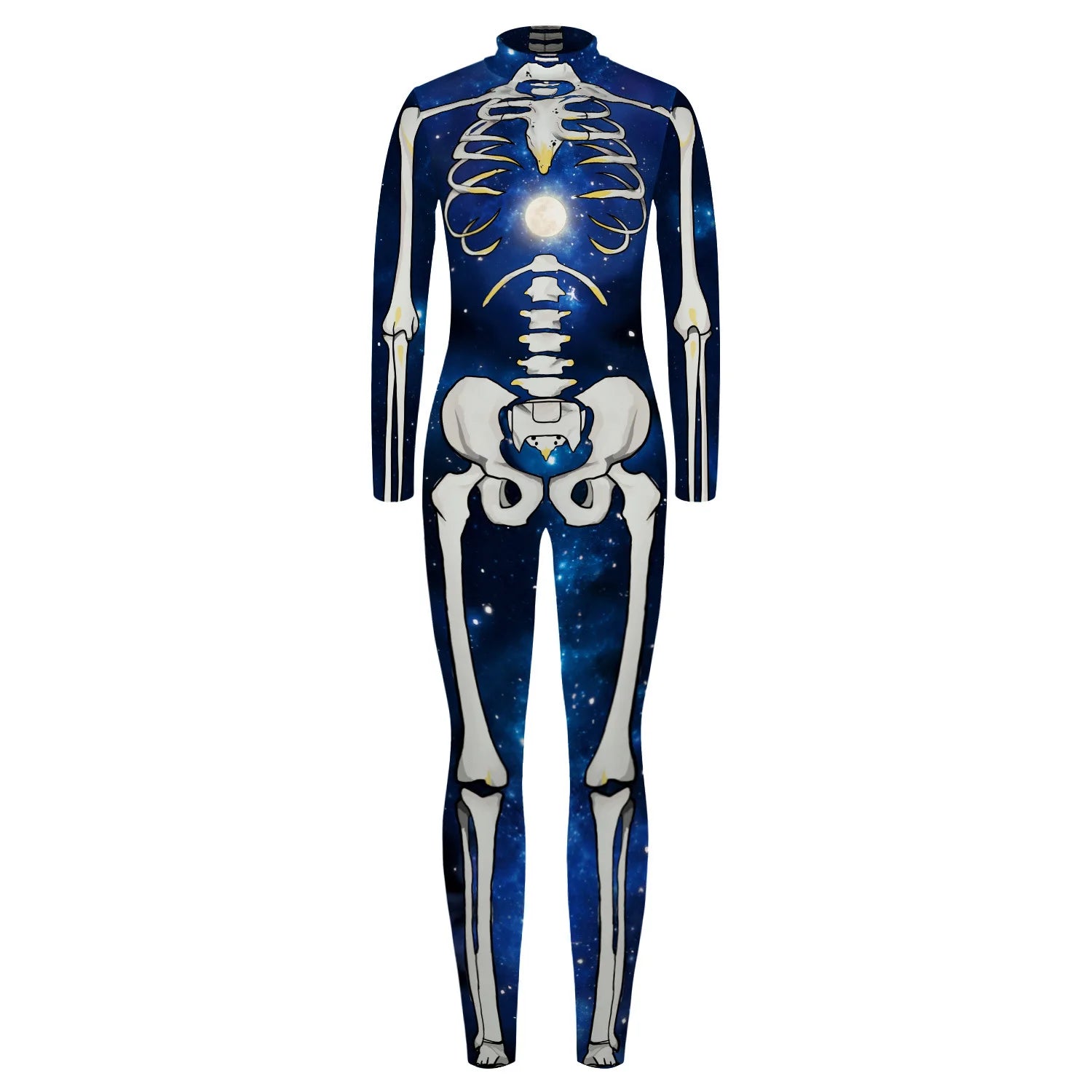 Robot Punk Jumpsuit Catsuit Sexy Female Women Cosplay Costume Skeleton Cyberpunk Steampunk Zentai Suit Halloween Bodysuit ShedPoundsPortal