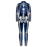 Robot Punk Jumpsuit Catsuit Sexy Female Women Cosplay Costume Skeleton Cyberpunk Steampunk Zentai Suit Halloween Bodysuit ShedPoundsPortal