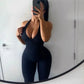 Sporty Jumpsuit Woman Short Lycra Fitness Overalls with Padding Workout Clothes for Women Gym Sets Womens Outfits Sportswear New ShedPoundsPortal