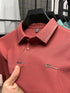 High end luxury brand fashion hot diamond short sleeve Advanced printed POLO shirt summer new Korean version men&