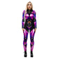Popular Halloween Jumpsuit Sexy Print Cos Futuristic Clothing Tight Jumpsuit Wholesale Women Clothes Rompers Womens Combinaison ShedPoundsPortal
