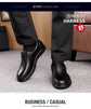 Men Genuine Leather Businenss Loafers Handmade Shoes Non-slip Man Flat Driving Walking Man Soft Luxury Dad Dress Office Shoes