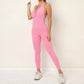 Women Sporty Jumpsuits Fitness Yoga Overalls with Padding Workout Clothes for Women Gym Set Women Bodysuit Sportswear Playsuit ShedPoundsPortal