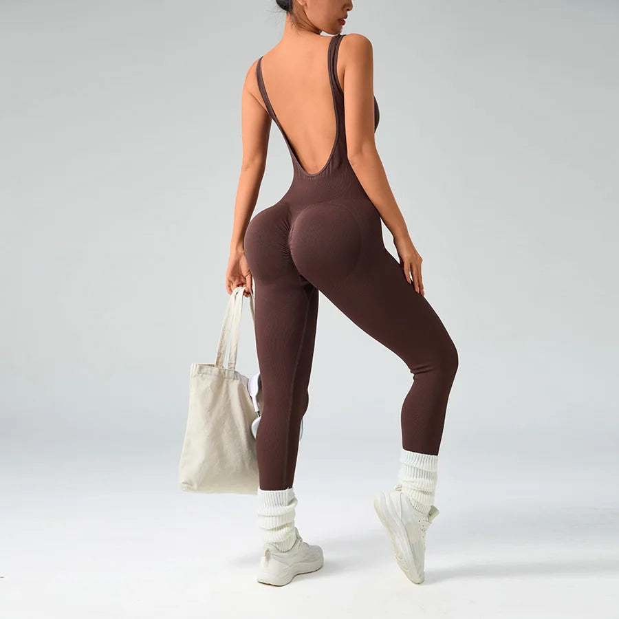 one pieces Jumpsuit Sportswear Woman Gym Jumpsuits Sport Pants Woman Clothing Yoga Clothes Female Fitness Overalls Leggings ShedPoundsPortal