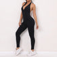 Women Sporty Jumpsuits Fitness Yoga Overalls with Padding Workout Clothes for Women Gym Set Women Bodysuit Sportswear Playsuit ShedPoundsPortal