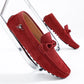 British Style Fashionable Red High-end Banquet Dress Shoes Men&