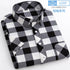 2025 Summer Cotton Plaid Short Sleeve Shirts For Men Plus Size Regular Fit Classic Young  England  Style Shirts Man&