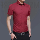 Clothes Business Male Top Plain with Print Men&