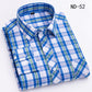 New Cotton Plaid Shirts For Man Long Sleeve Single Pocket Regular Fit Soft Easy Care Classic Dress Casual Shirts Man Clothing ShedPoundsPortal