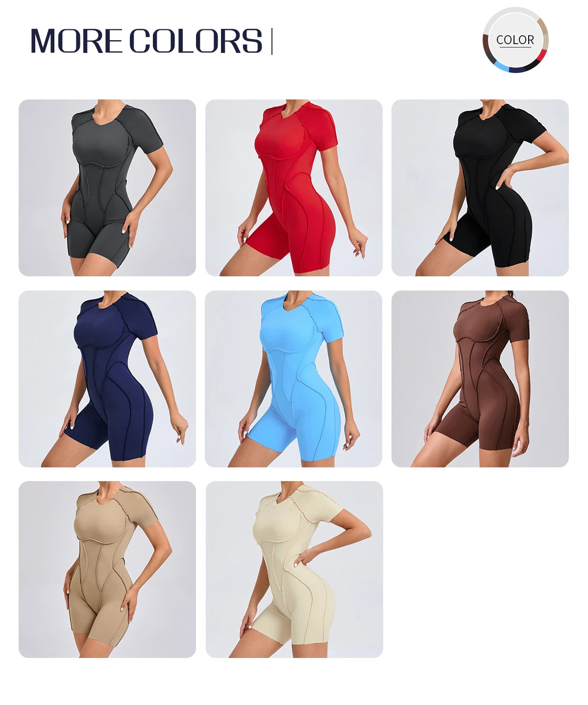 Short Jumpsuit Gym Clothes For Women Sportswear Fitness Overalls Backless Scrunch Booty Yoga Suit Sports Set Outfit ShedPoundsPortal