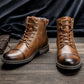 Size 7~13 Retro Men Boots 2025 Fashion Comfortable  Spring Leather Boots