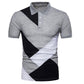 KB Men Polo Men Shirt Short Sleeve Polo Shirt Contrast Color Polo New Clothing Summer Streetwear Casual Fashion Men tops ShedPoundsPortal