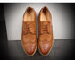 Mens Comfortable Dress Shoes New Leather Brogue Mens Flats Casual British Style Men Oxfords Fashion Formal Shoes Wedding Shoes