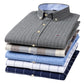Casual Pure Cotton Oxford Mens Shirts Long Sleeve Plain Soild Regular Fit Fashion Button Man Dress Shirts