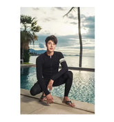 Women Men Diving Clothing Quick Dry Swimming Suit Snorkeling Surfing Wetsuit Zipper Water Sport Long Sleeve Diving Five Suit ShedPoundsPortal